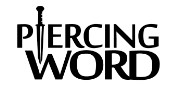 Piercing Word Logo